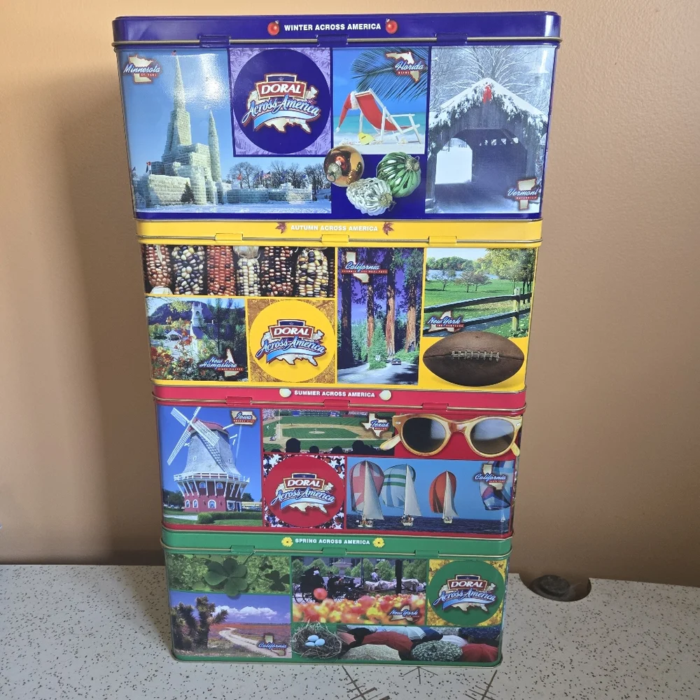 4 - Doral Across America Tins
